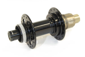 centre-lock J-bend Boost 148 rear hub