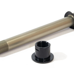 axle and end caps for rear 6-bolt 150/157mm hubs - screw-on